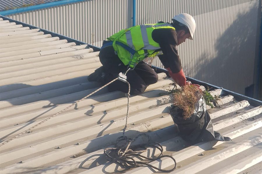 commercial gutter cleaning service